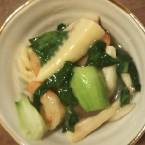 エビとチンゲン菜の中華あん煮